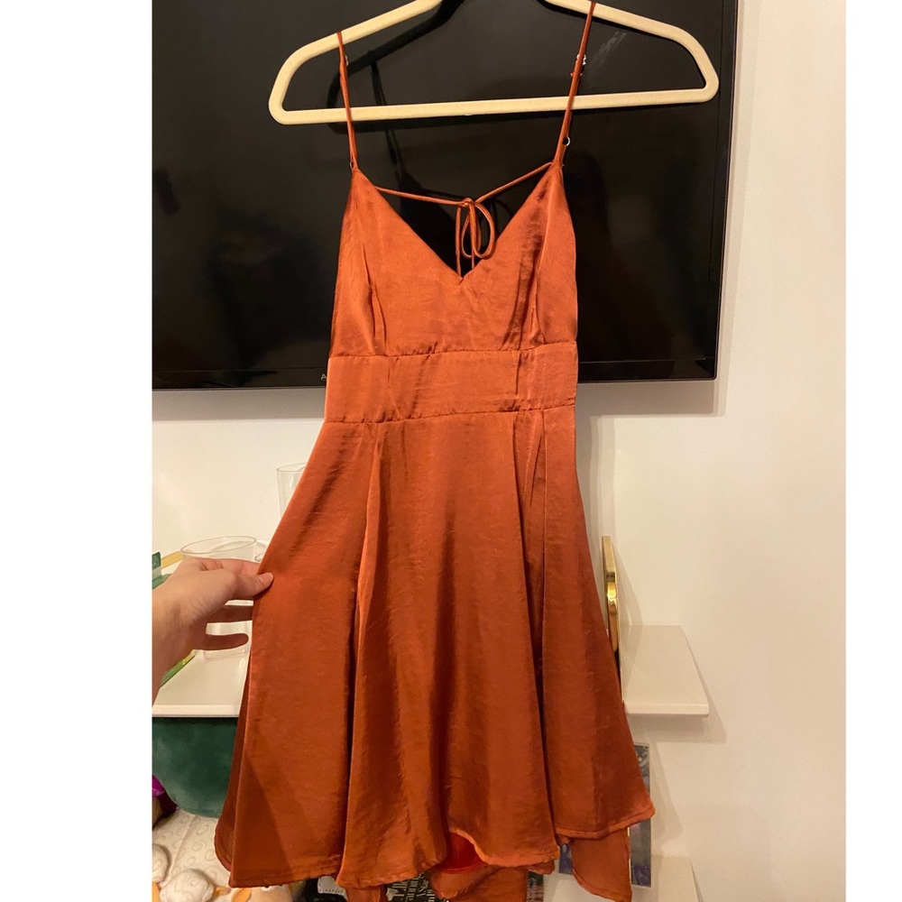 Lucy in the Sky Quinn Satin A line Dress
